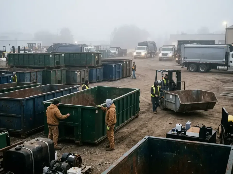 Roll-off Dumpster — Waste Management Facility