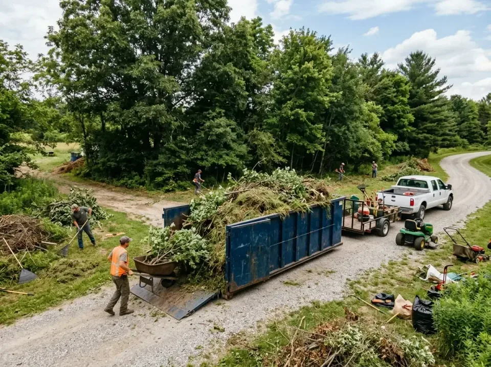 Roll-off Dumpster — Landscaping Roll-off Dumpster — Landscaping